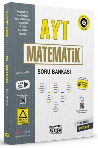 AYT Matematik Soru Bankası Üçgen Akademi Yayınları - 1