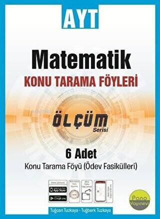 AYT Matematik Tarama Föyleri (6 Fasikül 6x24 Sayfa) - 1