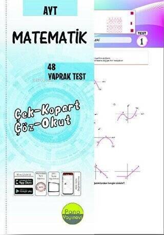 AYT Matematik Yaprak Testleri (48 Adet) Çek Kopart - 1