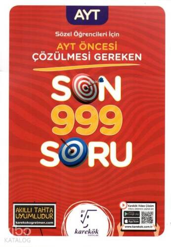 AYT Öncesi Çözülmesi Gereken Son 999 Soru (Sözel) - 1