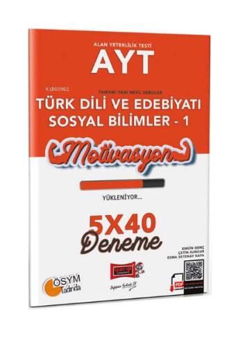 AYT Türk Dili ve Edebiyatı Sosyal Bilimler-1 5x40 Deneme - 1