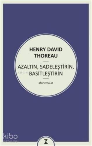 Azaltın Sadeleştirin Basitleştirin - 1