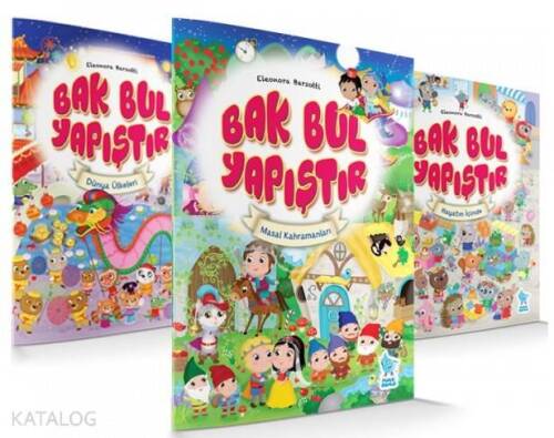 Bak - Bul - Yapıştır (3 Kitap Set) - 1