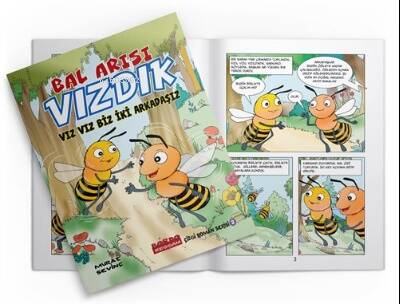 Bal Arısı Vızdık 2 - Vız Vız Biz İki Arkadaşız (Çizgi Roman) - 1