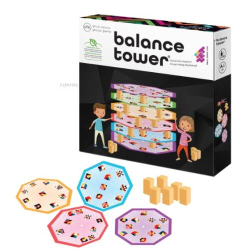 Balance Tower Zeka ve Akıl Oyunu 4+ Yaş 2+ Oyuncu - 1