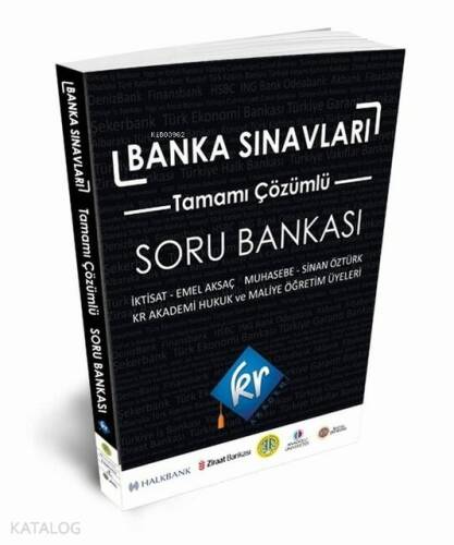 Banka Sınavları Çözümlü Soru Bankası KR Akademi Yayınları - 1