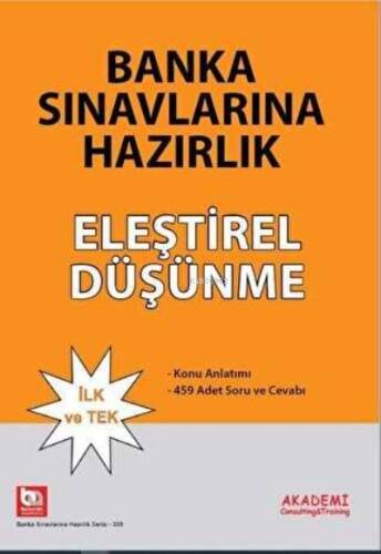 Banka Sınavlarına Hazırlık Eleştirel Düşünme - 1