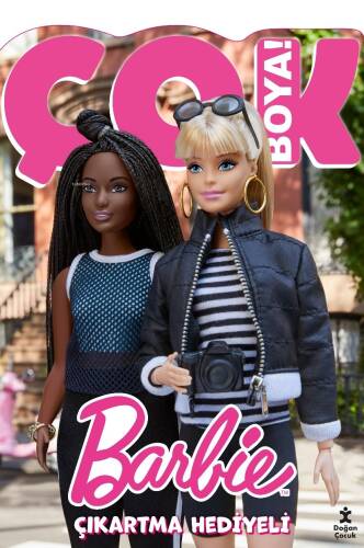 Barbie Çok Boya! Çıkartmalı Dev Boyama Kitabı - 1