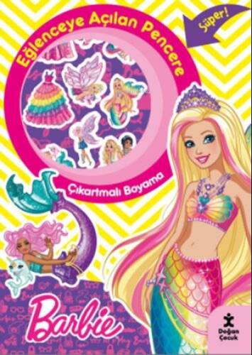 Barbie Eğlenceye Açılan Pencere Çıkartma - 1