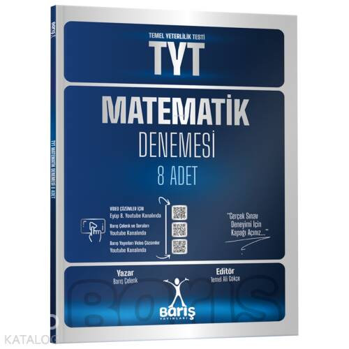 Barış Yayınları TYT Matematik Denemesi 8 Adet - 1