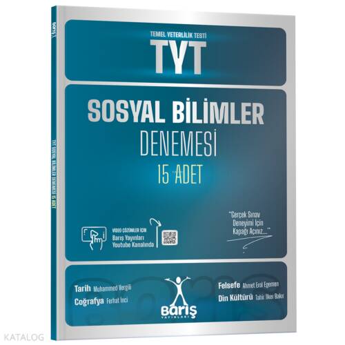 Barış Yayınları TYT Sosyal Bilimler Denemesi 15 Adet - 1