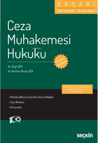 Başarı Ceza Muhakemesi Hukuku - 1