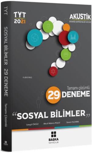 Başka Akustik Tyt Sosyal Bilimler 29 Deneme - 1