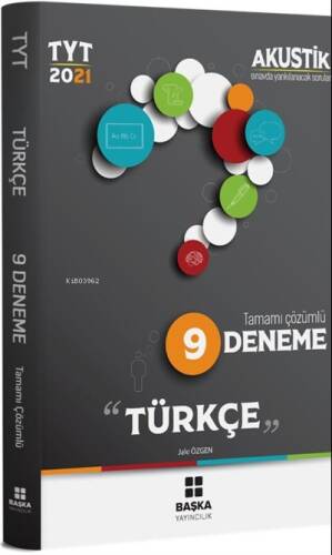 Başka Akustik Tyt Türkçe 9 Deneme - 1