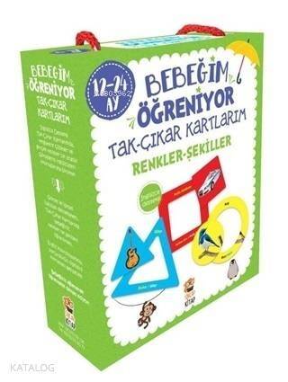 Bebeğim Öğreniyor - Tak Çıkar Kartlarım Renkler Şekiller (12 - 24 Ay) - 1