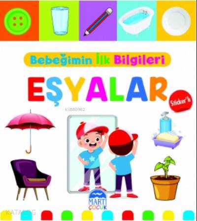 Bebeğimin İlk Bilgileri – Eşyalar (Sticker’lı) - 1