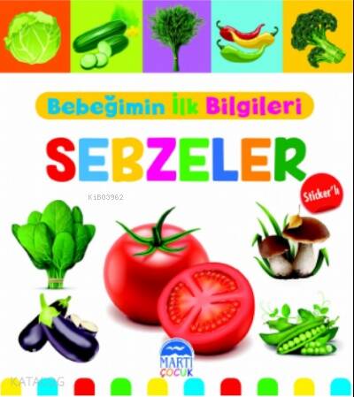 Bebeğimin İlk Bilgileri – Sebzeler (Sticker’lı) - 1