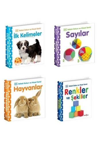 Bebek Dokun ve Hisset Seti - 4 Kitap Takım - 1