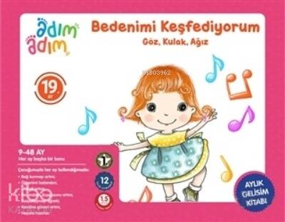 Bedenimi Keşfediyorum - 19. Ay Gelişim Kitabı;Göz, Kulak, Ağız - 1