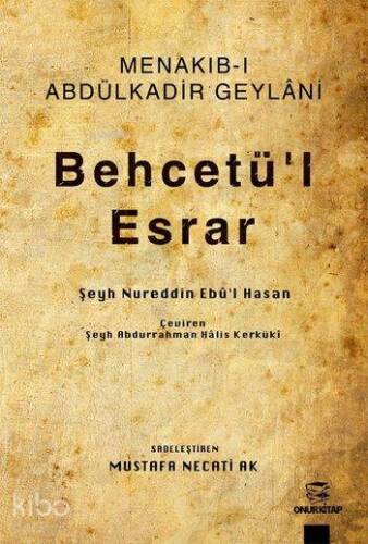 Behcetü'l Esrar; Menakıb-ı Abdülkadir Geylâni - 1