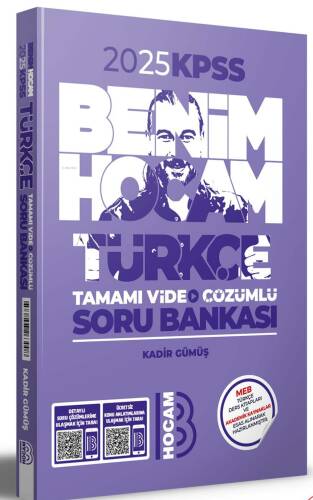 Benim Hocam Yayınları 2025 KPSS Türkçe Tamamı Video Çözümlü Soru Bankası - 1