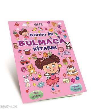 Benim İlk Bulmaca Kitabım - Pembe (Kalem Hediyeli) - 1