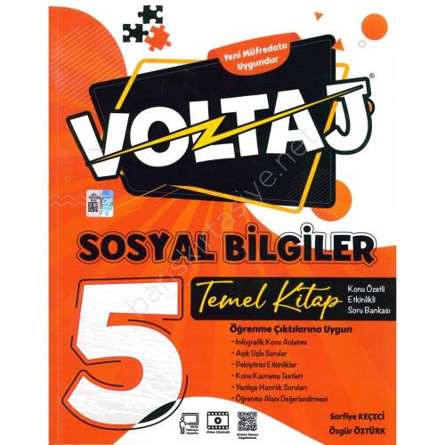 Berkay Yayıncılık 5. Sınıf Voltaj Sosyal Bilgiler Temel Kitap - 1