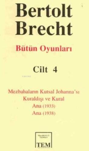 Berthold Brecht-Bütün Oyunları 4 - 1