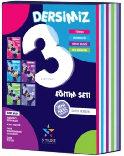 Beş Yıldız Yayınları Eğitim Seti Türkçe/Matematik/Hayat Bilgisi - 1