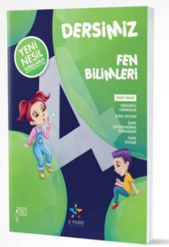 Beş Yıldız Yayınları Fen Bilimleri Etkinlikli Soru Bankası - 1