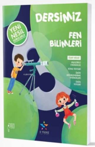 Beş Yıldız Yayınları Fen Bilimleri Etkinlikli Soru Bankası - 1