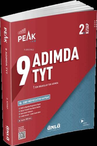 BEST PEAK 9 Adımda TYT Soru Bankası 2. Kitap - 1