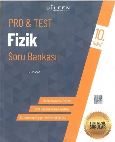 Bilfen Yayıncılık 10. Sınıf Pro Test Fizik Soru Bankası - 1