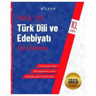 Bilfen Yayıncılık 10. Sınıf Pro Test Türk Dili Ve Edebiyatı Soru Bankası - 1