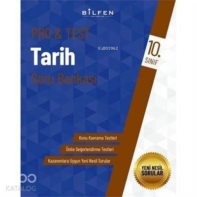 Bilfen Yayıncılık 10. Sınıf Pro&Test Tarih Soru Bankası - 1