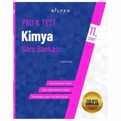 Bilfen Yayıncılık 11. Sınıf Pro Test Kimya Soru Bankası - 1