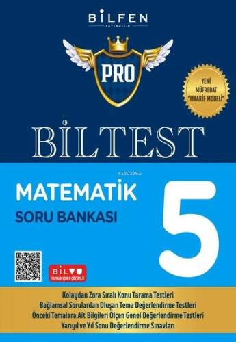 Bilfen Yayıncılık 5. Sınıf Biltest Matematik Soru Bankası 2025 Yeni Müfredat - 1