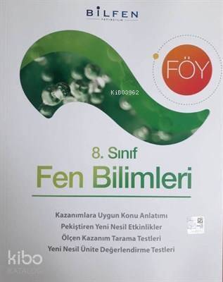 Bilfen Yayıncılık 8. Sınıf Fen Bilimleri Föy - 1