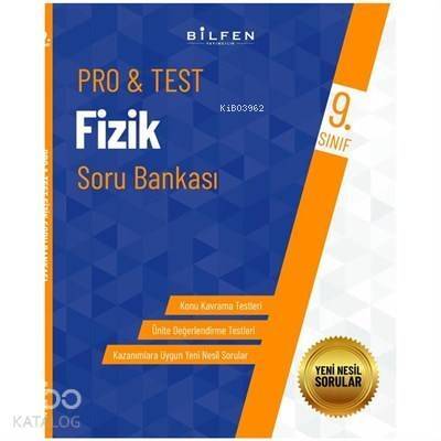 Bilfen Yayıncılık 9. Sınıf Pro&Test Fizik Soru Bankası - 1