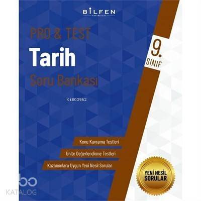 Bilfen Yayıncılık 9. Sınıf Pro&Test Tarih Soru Bankası - 1