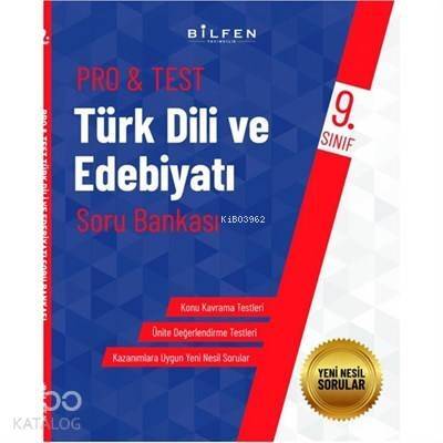 Bilfen Yayıncılık 9. Sınıf Pro&Test Türk Dili Ve Edebiyatı Soru Bankası - 1