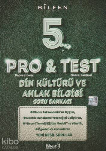 Bilfen Yayınları 5. Sınıf Din Kültürü ve Ahlak Bilgisi ProTest Soru Bankası Bilfen - 1