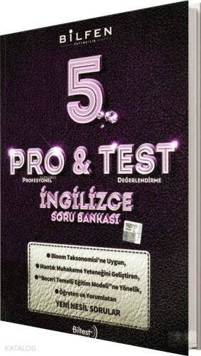 Bilfen Yayınları 5. Sınıf İngilizce ProTest Soru Bankası Bilfen - 1