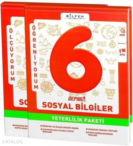 Bilfen Yayınları 6. Sınıf Sosyal Bilgiler Depar Yeterlilik Paketi; Set - 1