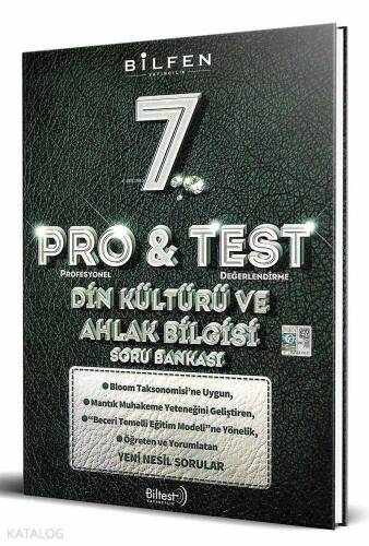 Bilfen Yayınları 7. Sınıf Din Kültürü ve Ahlak Bilgisi Protest Soru Bankası - 1