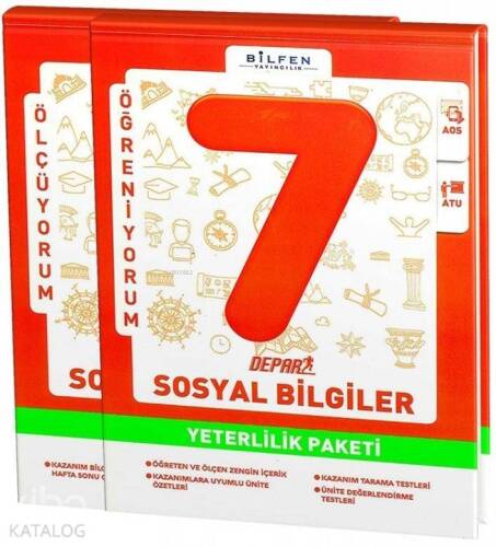 Bilfen Yayınları 7. Sınıf Sosyal Bilgiler Depar Yeterlilik Paketi; Set - 1