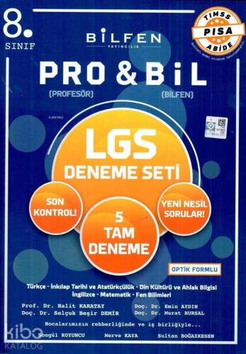 Bilfen Yayınları 8. Sınıf LGS Probil 5 Tam Deneme Seti Bilfen - 1