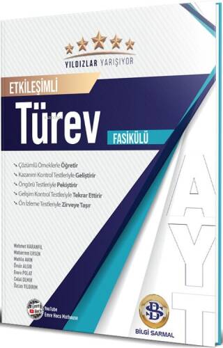 Bilgi Sarmal AYT Türev Yıldızlar Yarışıyor Etkileşimli Fasikülü - 1