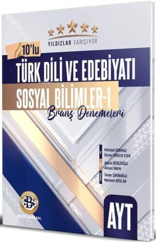 Bilgi Sarmal AYT Türk Dili ve Edebiyatı Sosyal Bilimler 1 Yıldızlar Yarışıyor 10 lu Branş Denemeleri - 1