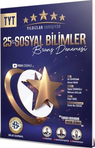 Bilgi Sarmal TYT Sosyal Bilimler Yıldızlar Yarışıyor 25 li Branş Denemesi - 1